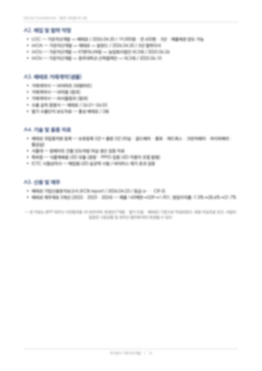 투자 유치 IM (투자설명서) 14페이지