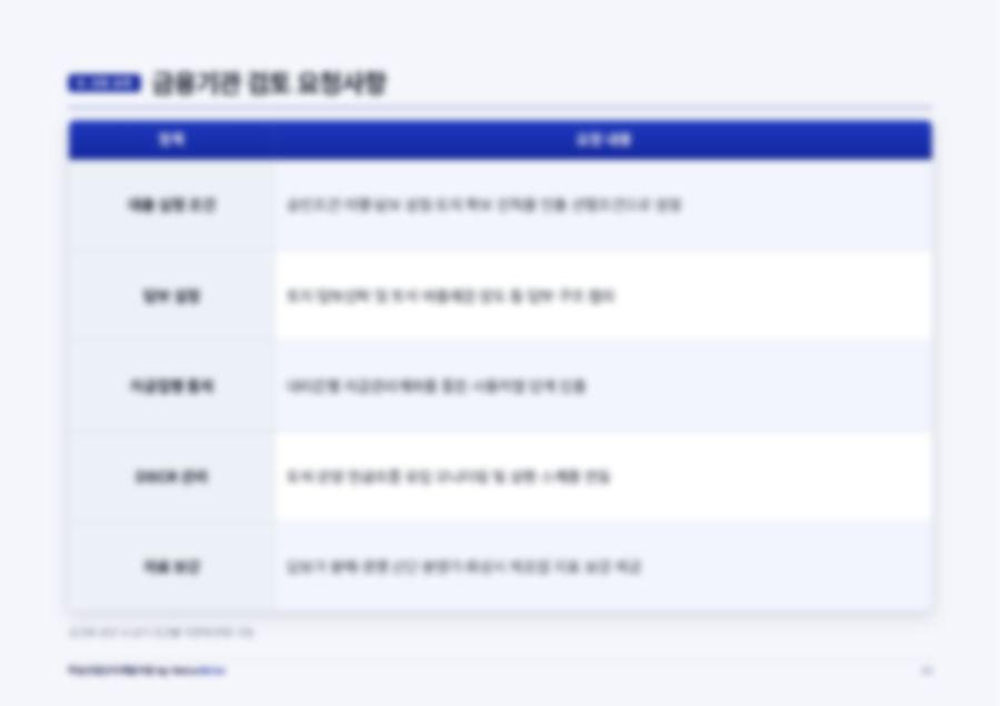 부동산 개발 PF 사업계획서 57페이지